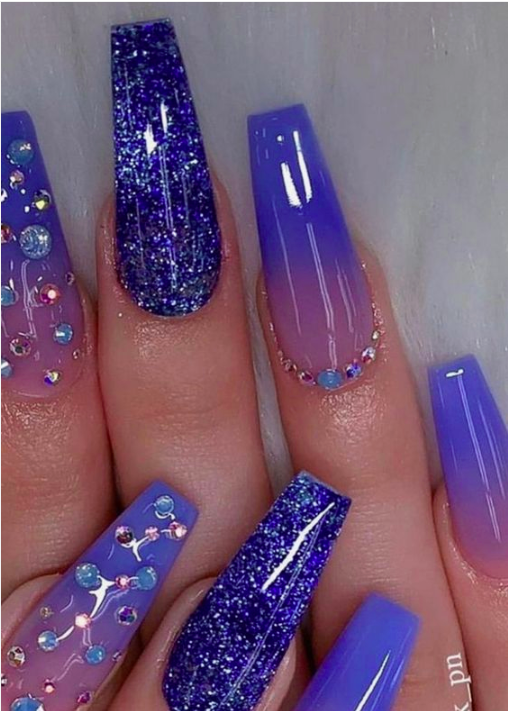 cute nails one color