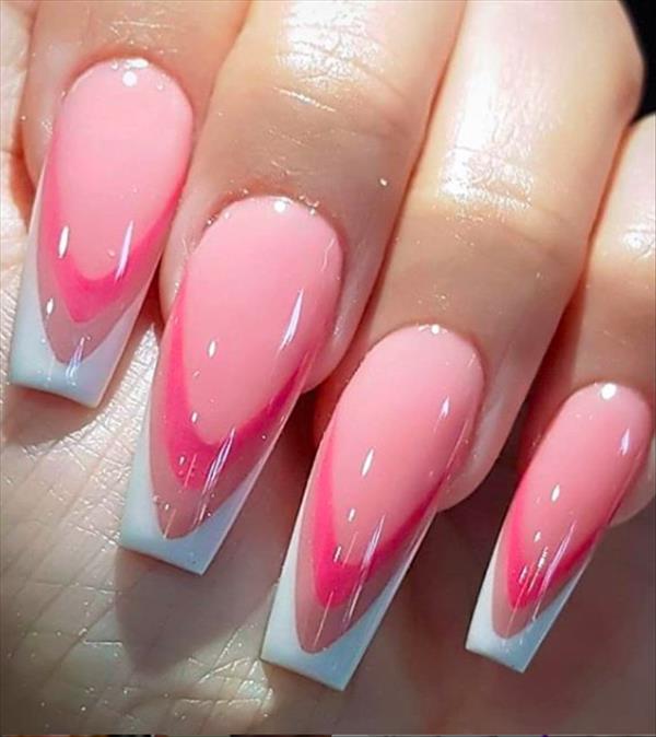 76 Charming Acrylic Nails for Long Nails and Short Nails - The First ...
