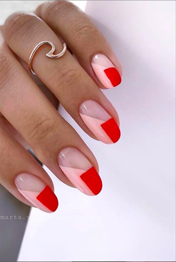 50 Colorful Gel Nail Designs For Short Nails And Long Nails Bellacocosum