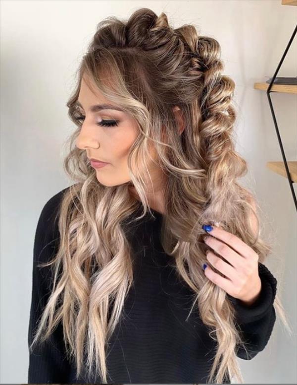 Fastest Half Up Half Down Hairstyles Prom