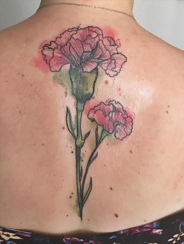 Flower Back Tattoo Design Ideas For Women Who Love Cool Life!