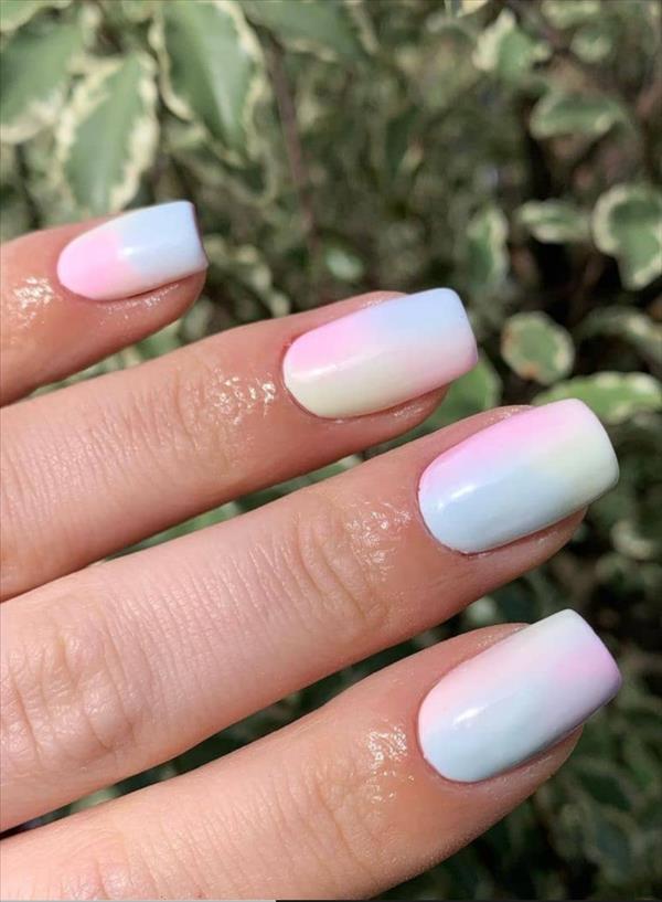 36 Heart-beating short pink nails for spring square nails 2021! - The First-Hand Fashion News