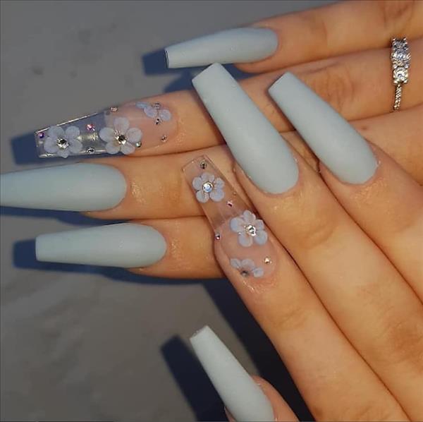 Summer Nail Designs 21 Awesome Acrylic Coffin Nails Design