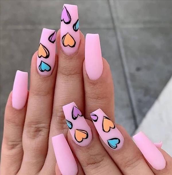 Summer Nail Designs 21 Awesome Acrylic Coffin Nails Design