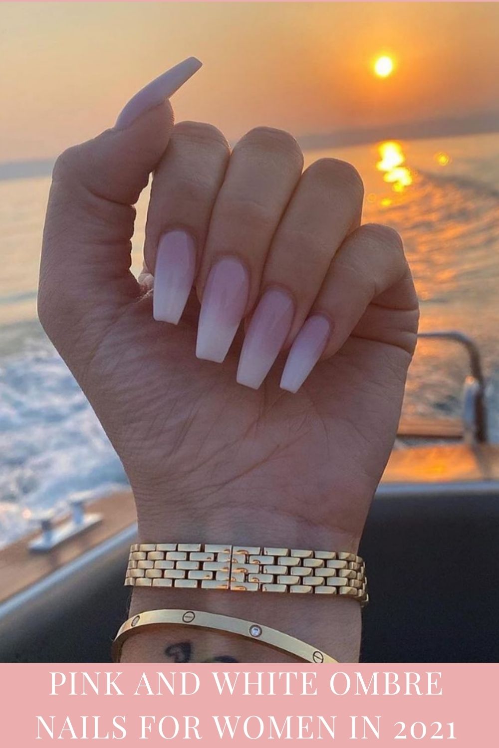 Gorgeous pink and white ombre nails That Are Perfect For Every Season