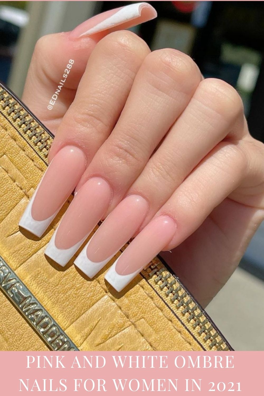 Gorgeous Pink And White Ombre Nails That Are Perfect For Every Season