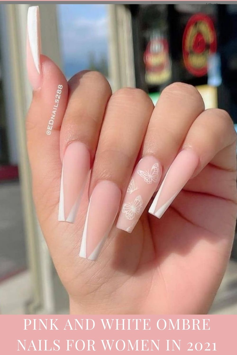 Gorgeous Pink And White Ombre Nails That Are Perfect For Every Season