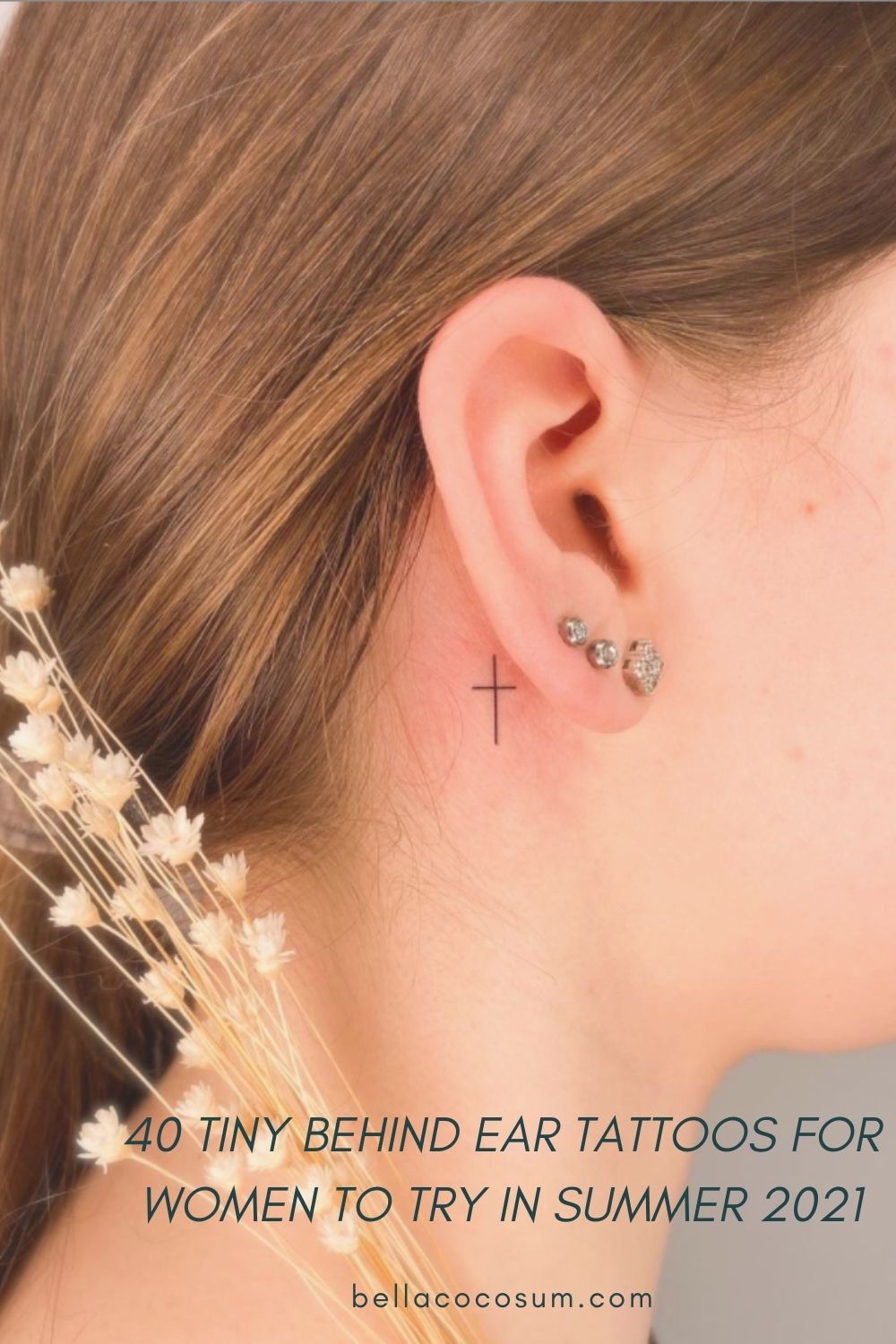 Behind Ear Tattoo: 40 Tiny Tattoo Designs For Girls To Try!