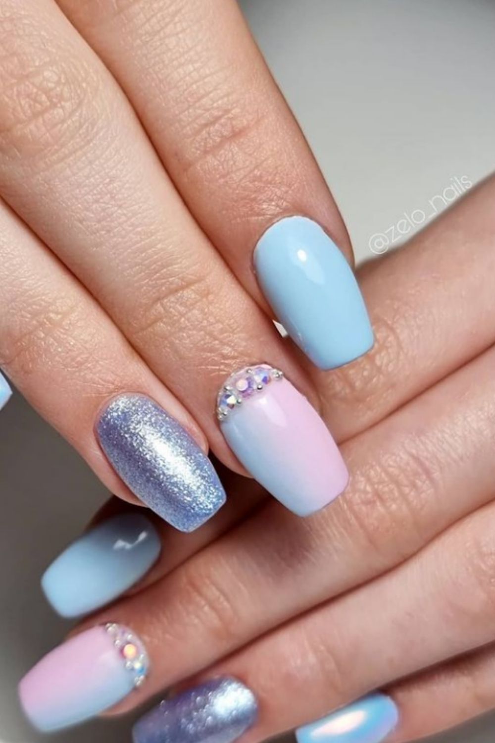 40+Cute Ombre coffin nails for young girls