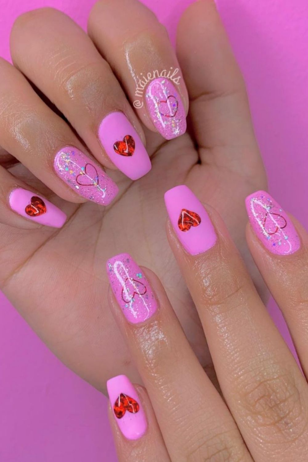 Pink Acrylic Nails: 40 Summer Nail Designs To Copy In 2021!