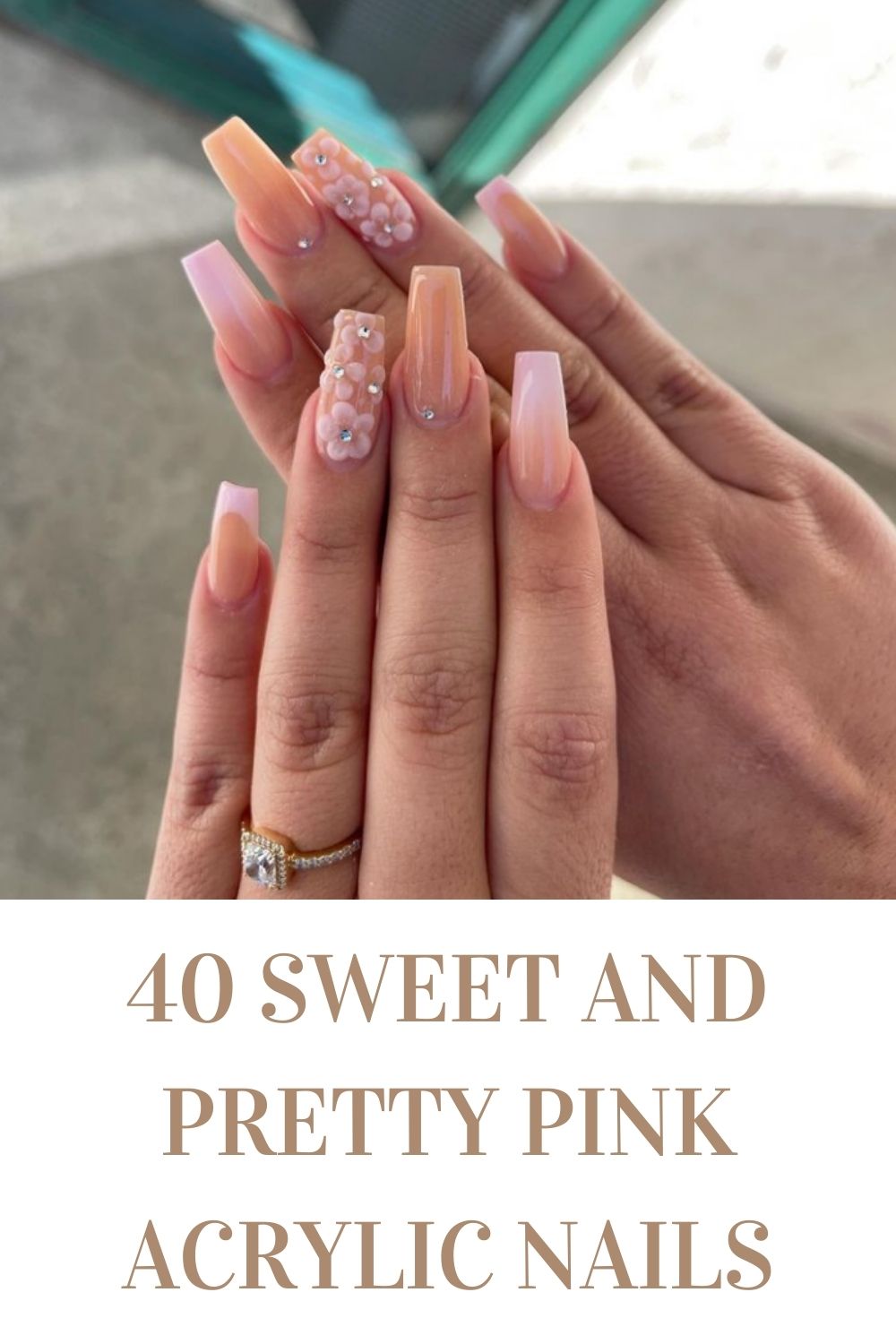 Pink Acrylic Nails: 40 Summer Nail Designs To Copy In 2021!