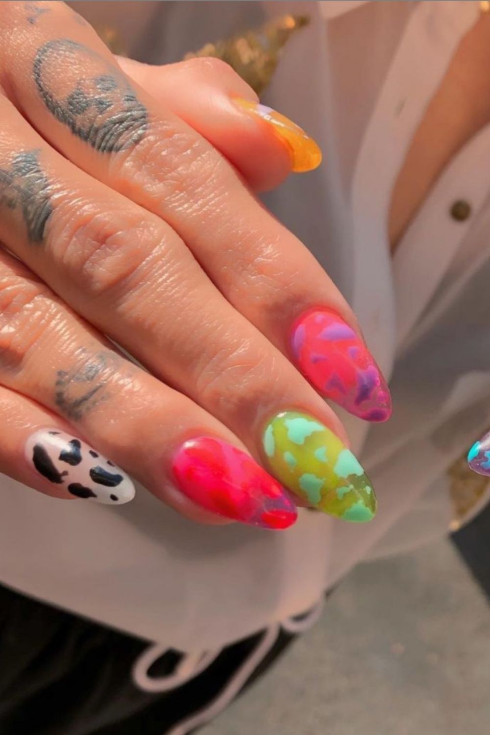 Almond Nails: 40 Cute Nail Art To Attractive You In summer 2021!