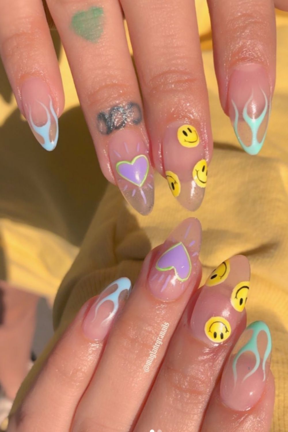 Almond Nails: 40 Cute Nail Art To Attractive You In summer 2021!