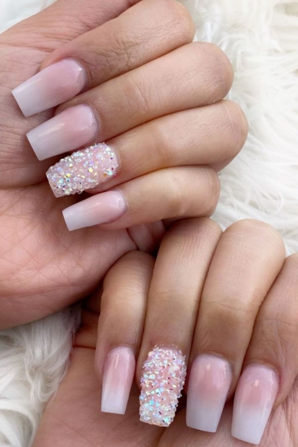 40+Cute Ombre coffin nails for young girls