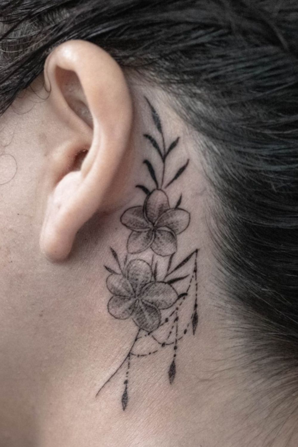 Behind Ear Tattoo: 40 Tiny Tattoo Designs For Girls To Try!