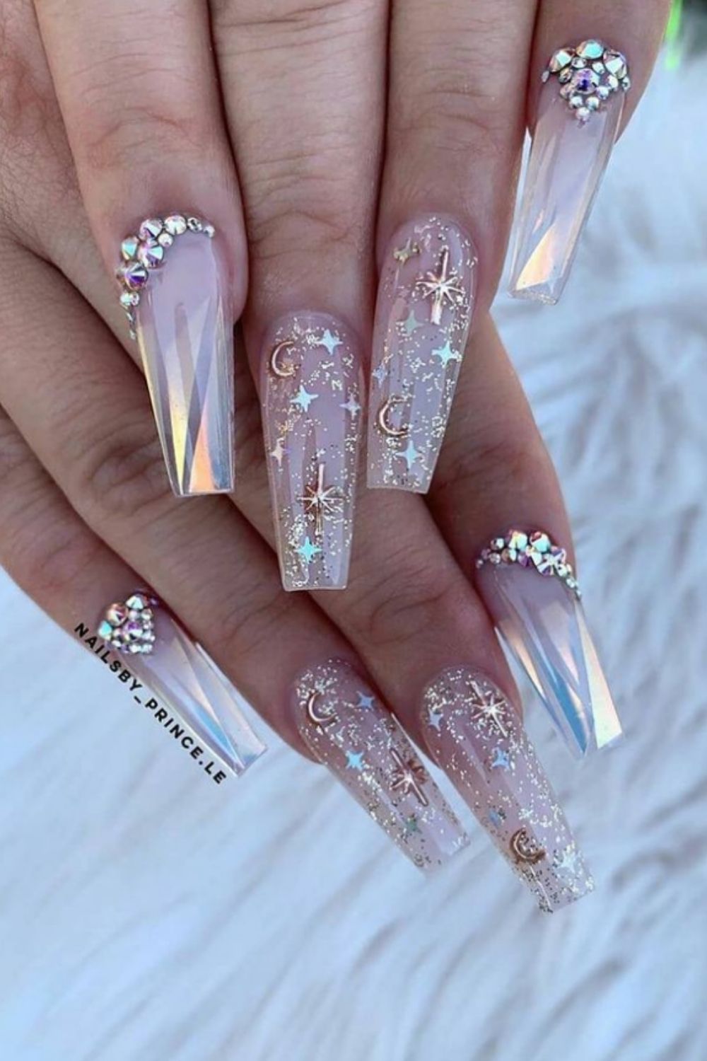 pink ombre nails design 2021