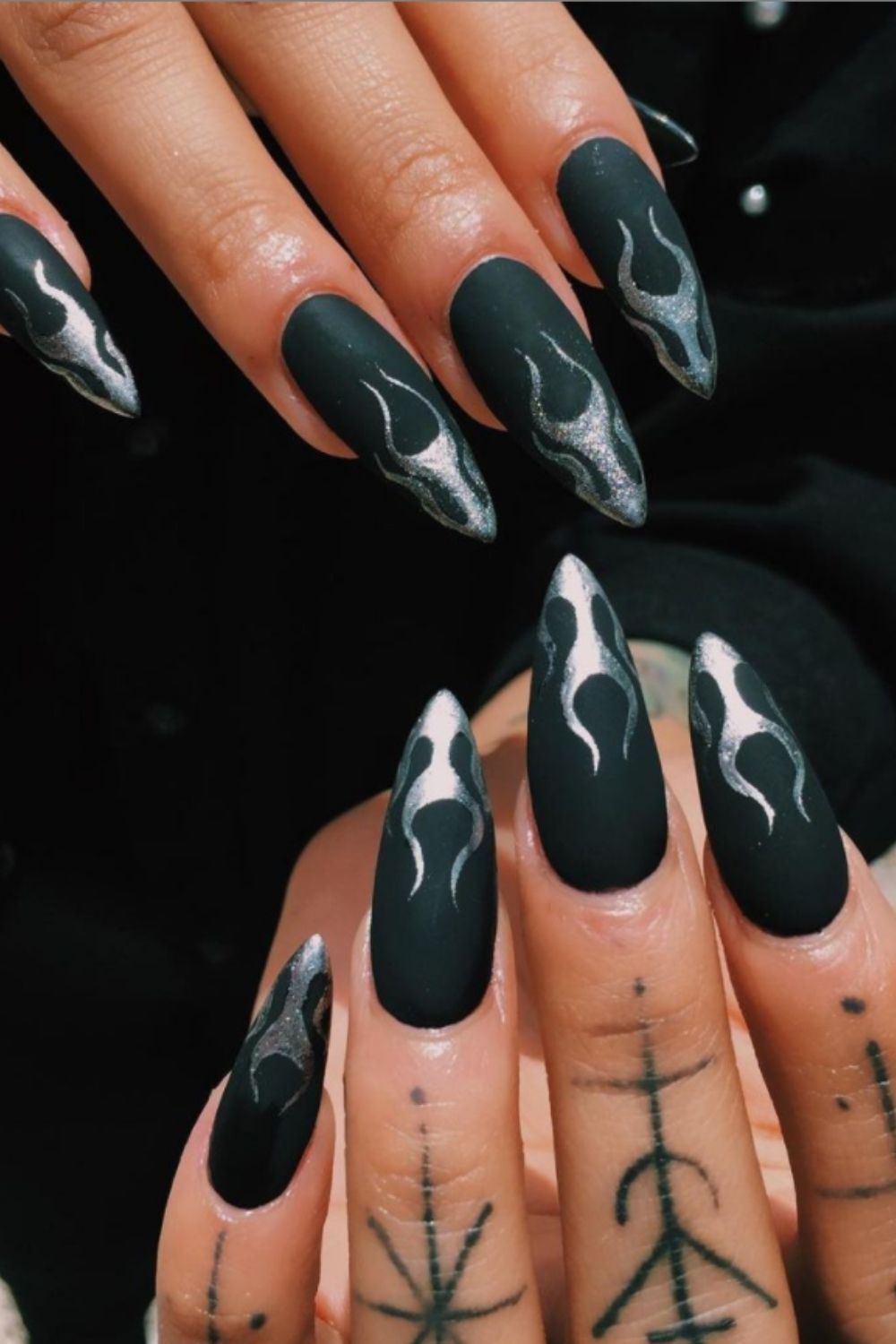 Gothic Nails: 40 Hottest Nails Collection Tо Mаkе Yоu Lооk Cool In 2021!