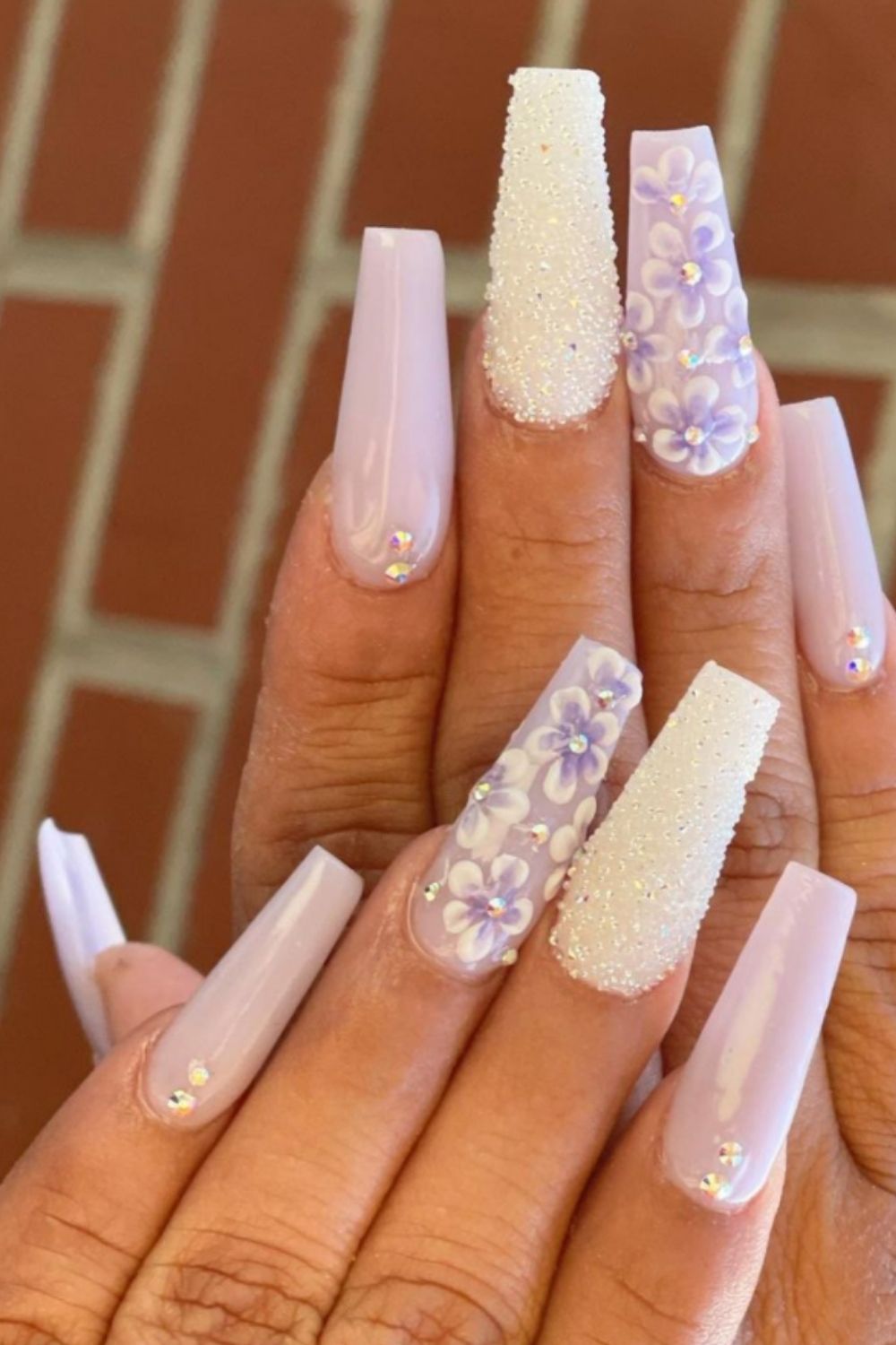 Glitter Acrylic Nails:40 Awesome Summer Nail Designs To Inspire You!