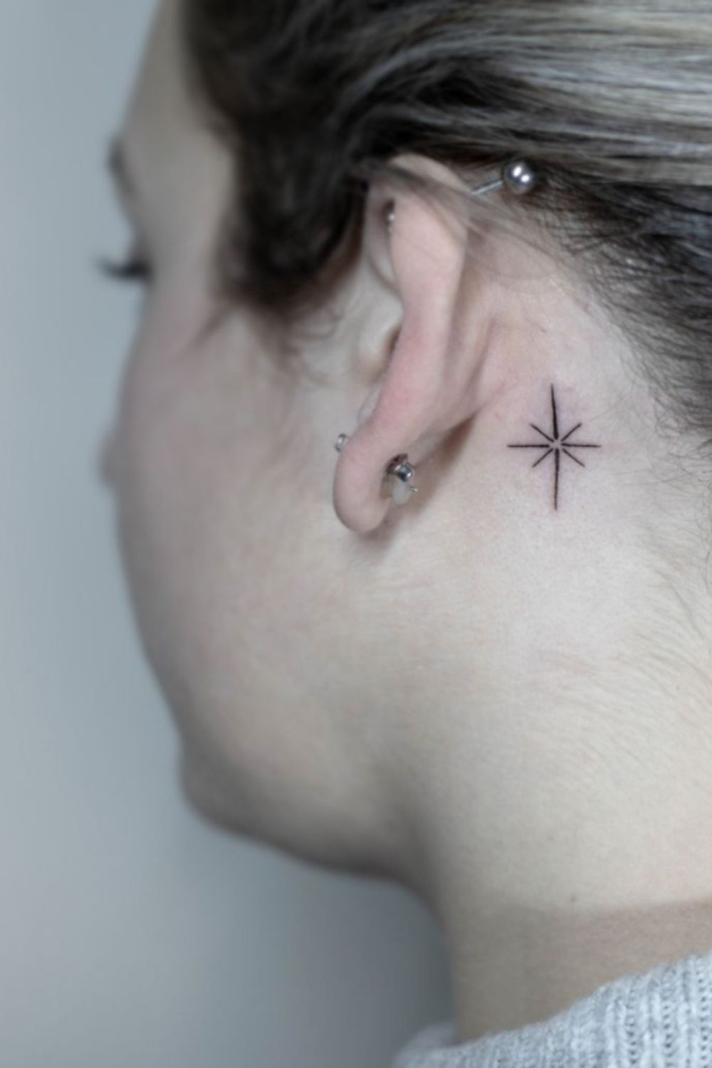 Behind Ear Tattoo: 40 Tiny Tattoo Designs For Girls To Try!