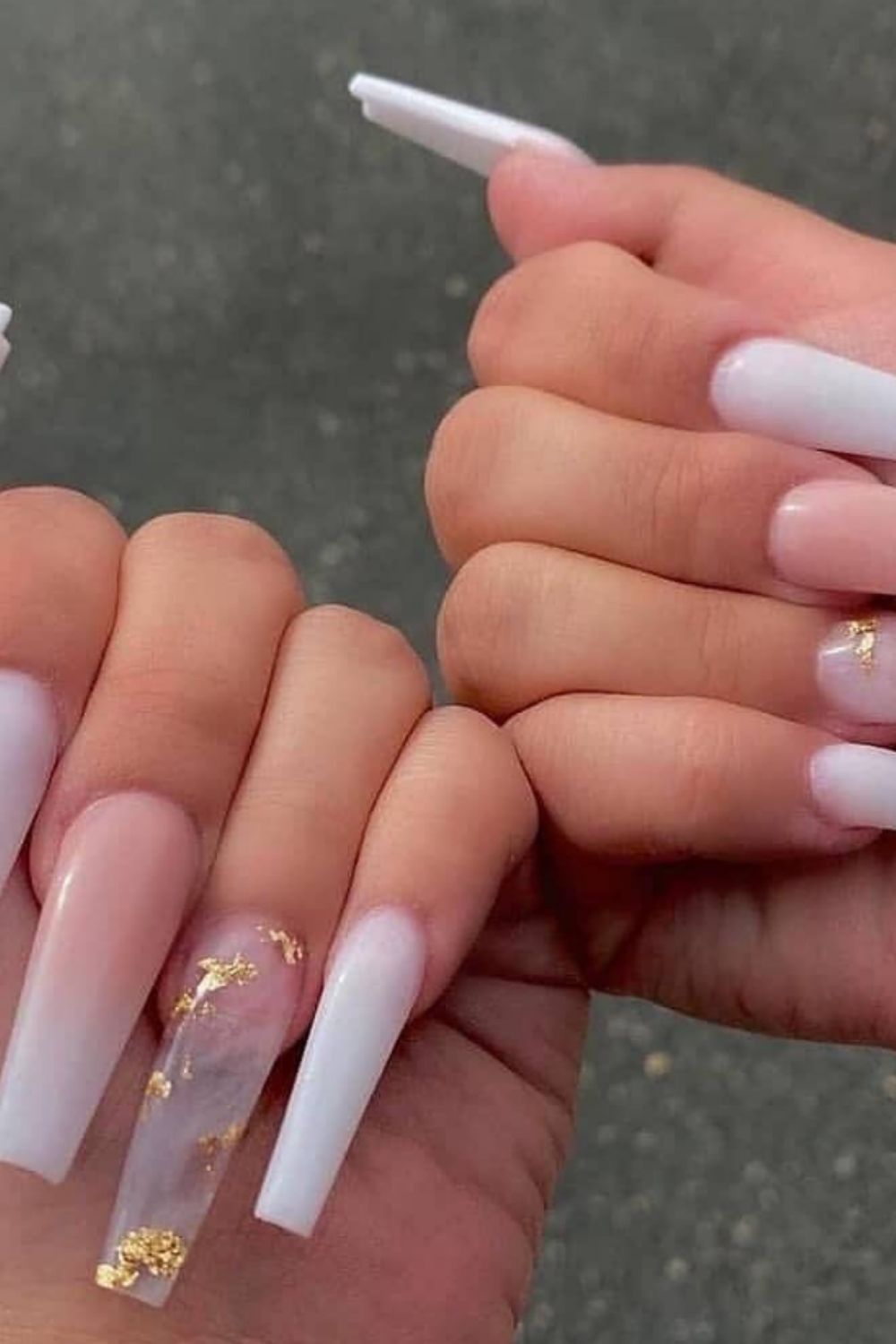 pink ombre nails design 2021