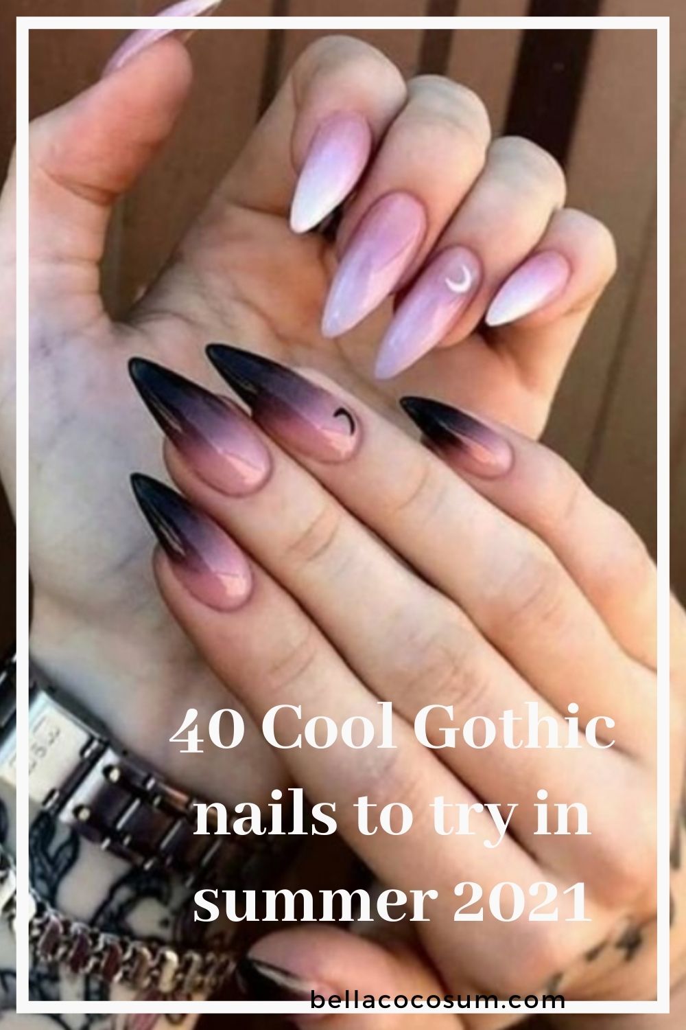 Gothic Nails: 40 Hottest Nails Collection Tо Mаkе Yоu Lооk Cool In 2021!