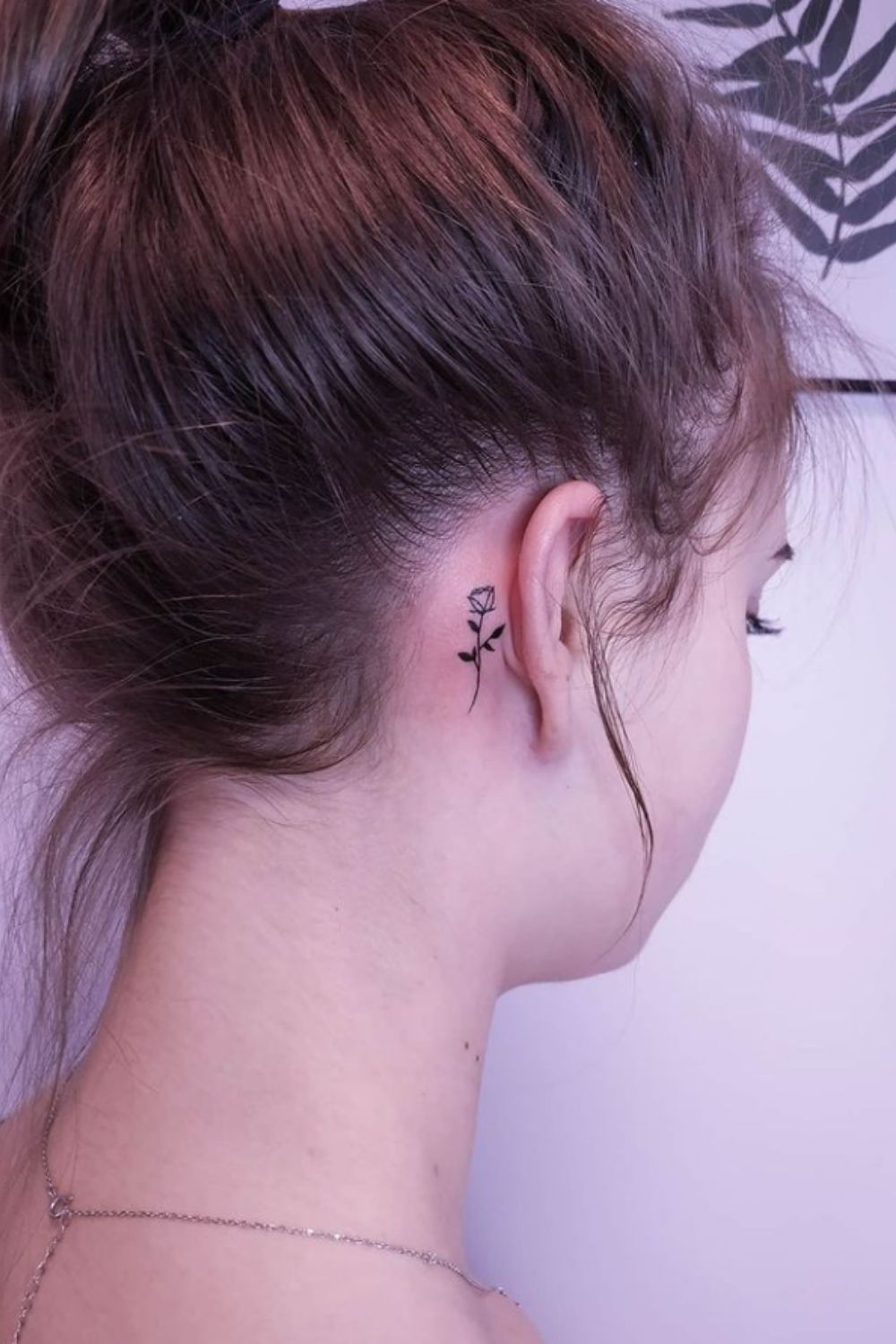 Behind Ear Tattoo: 40 Tiny Tattoo Designs For Girls To Try!