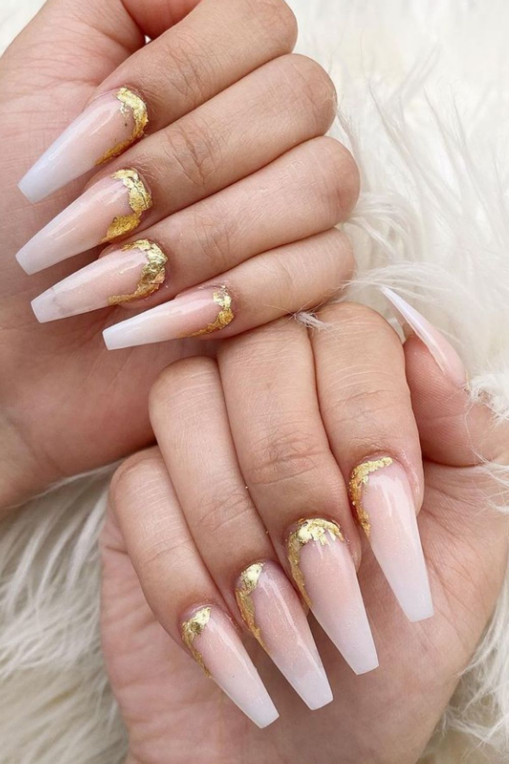 40+Cute Ombre coffin nails for young girls