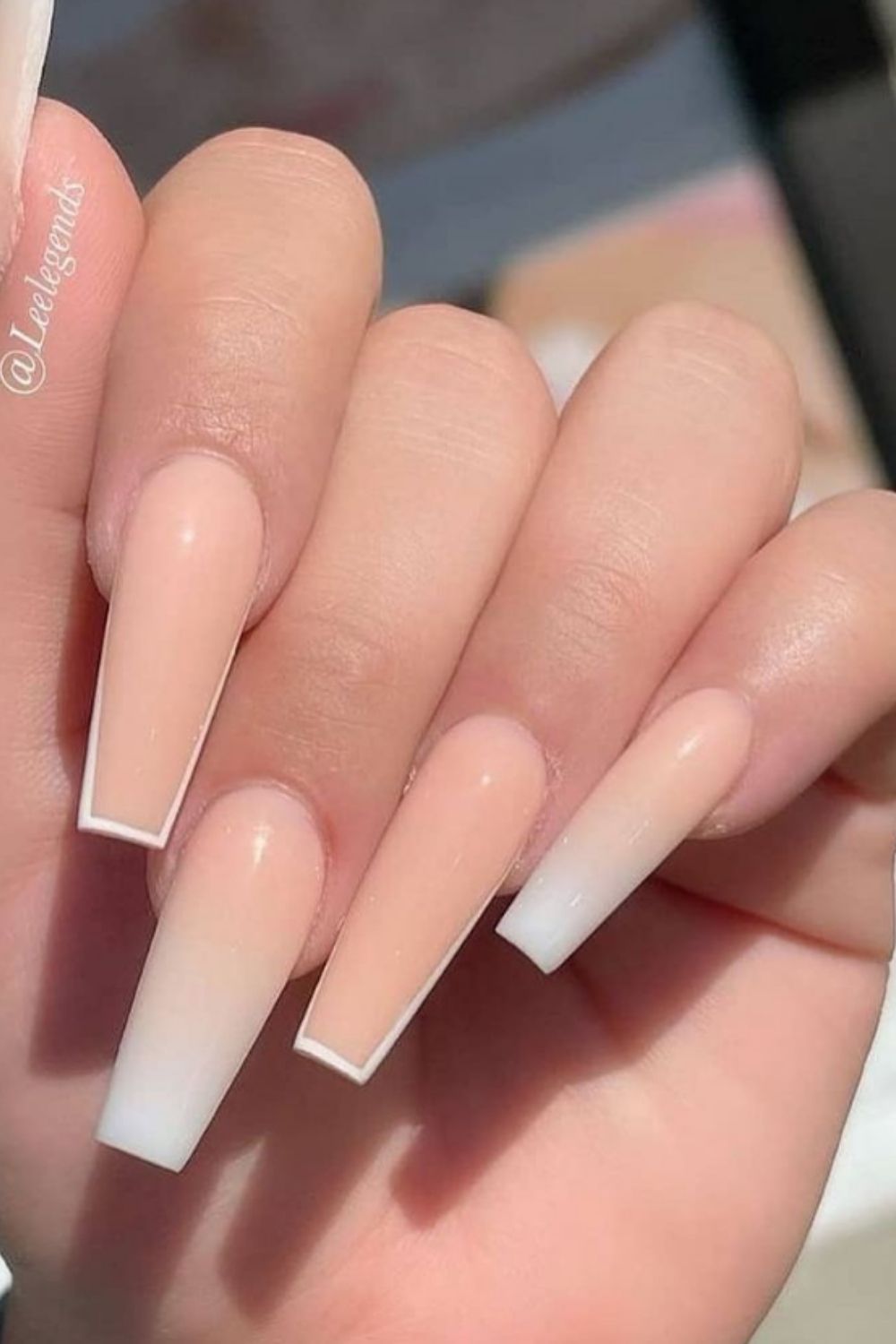 pink ombre nails design 2021