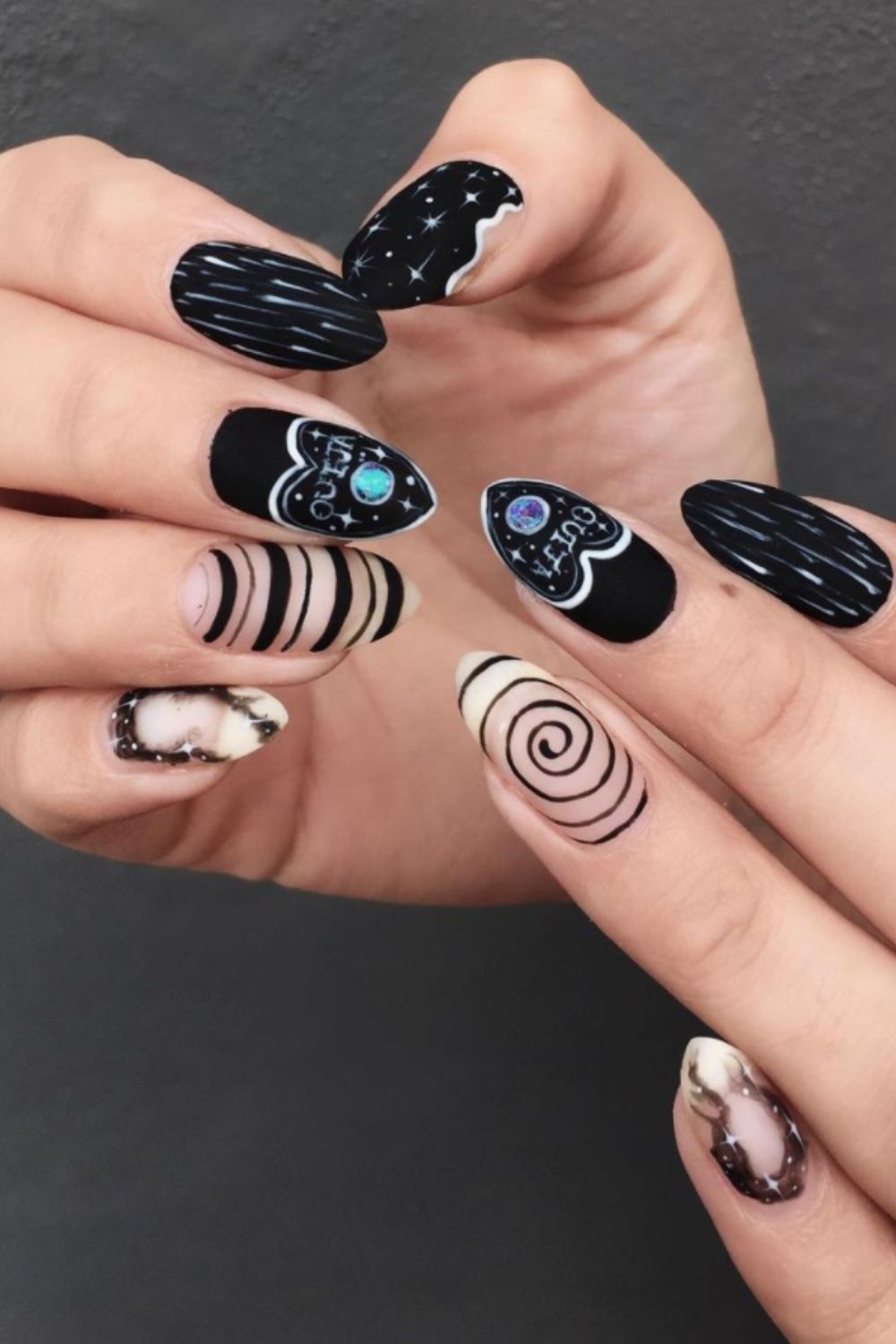 Gothic Nails: 40 Hottest Nails Collection Tо Mаkе Yоu Lооk Cool In 2021!