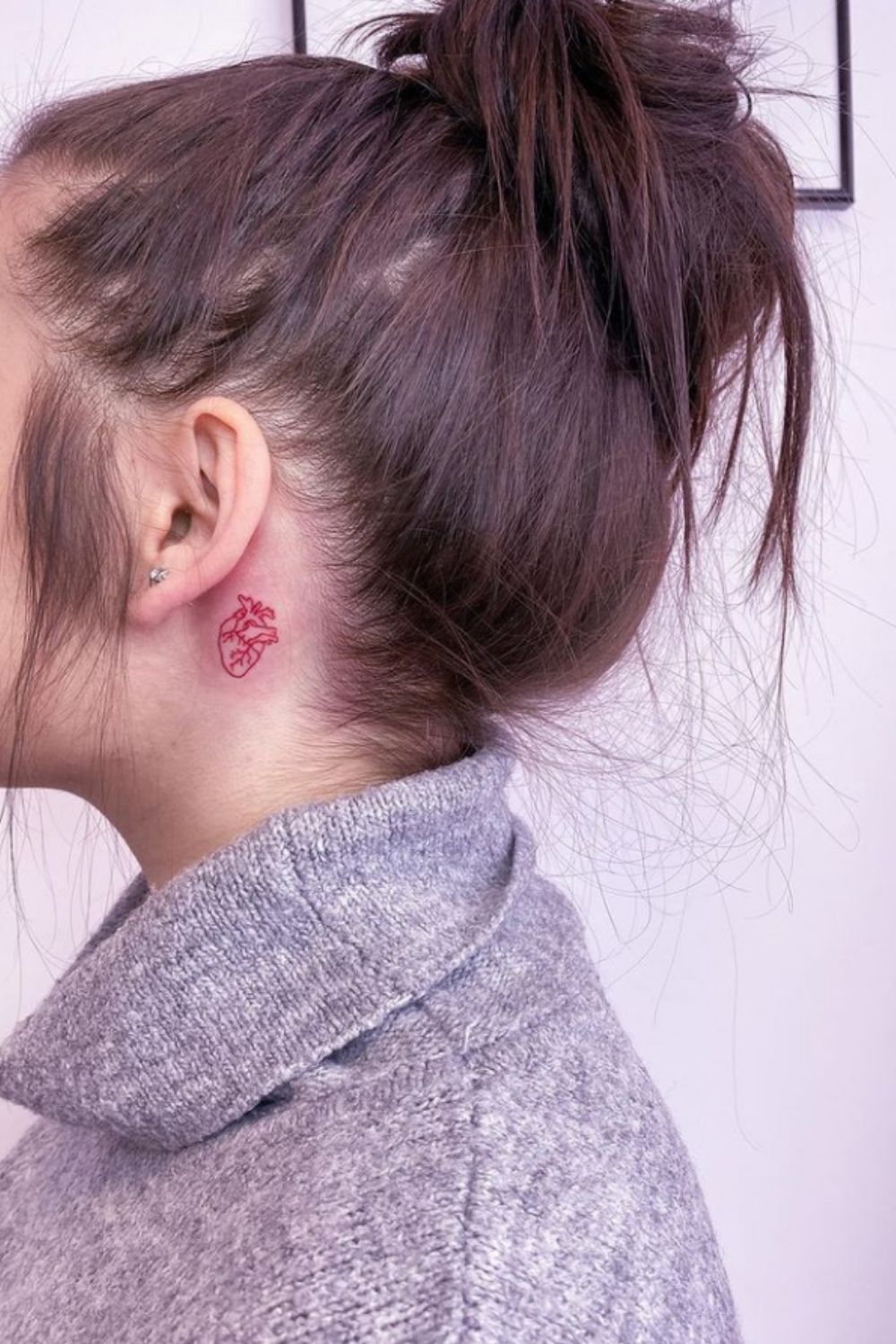 Behind Ear Tattoo: 40 Tiny Tattoo Designs For Girls To Try!