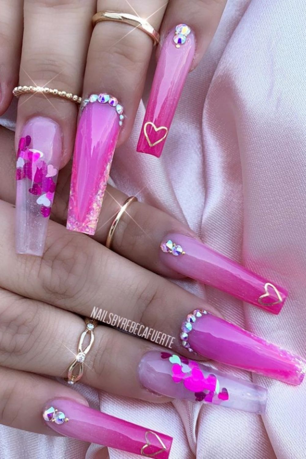 Pink Acrylic Nails: 40 Summer Nail Designs To Copy In 2021!
