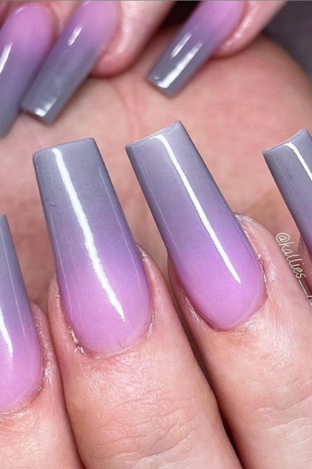 pink ombre nails design 2021