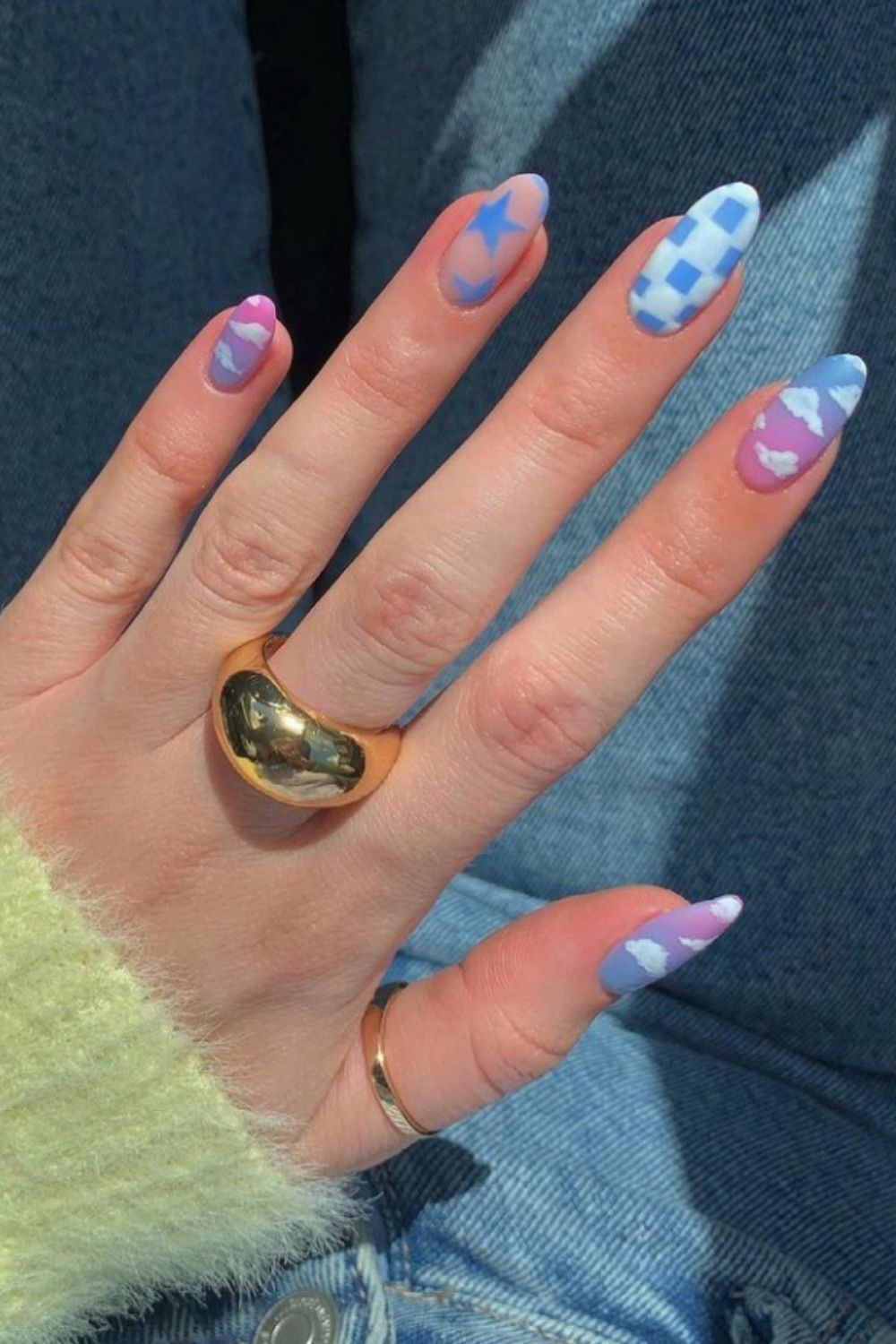 Almond Nails: 40 Cute Nail Art To Attractive You In summer 2021!