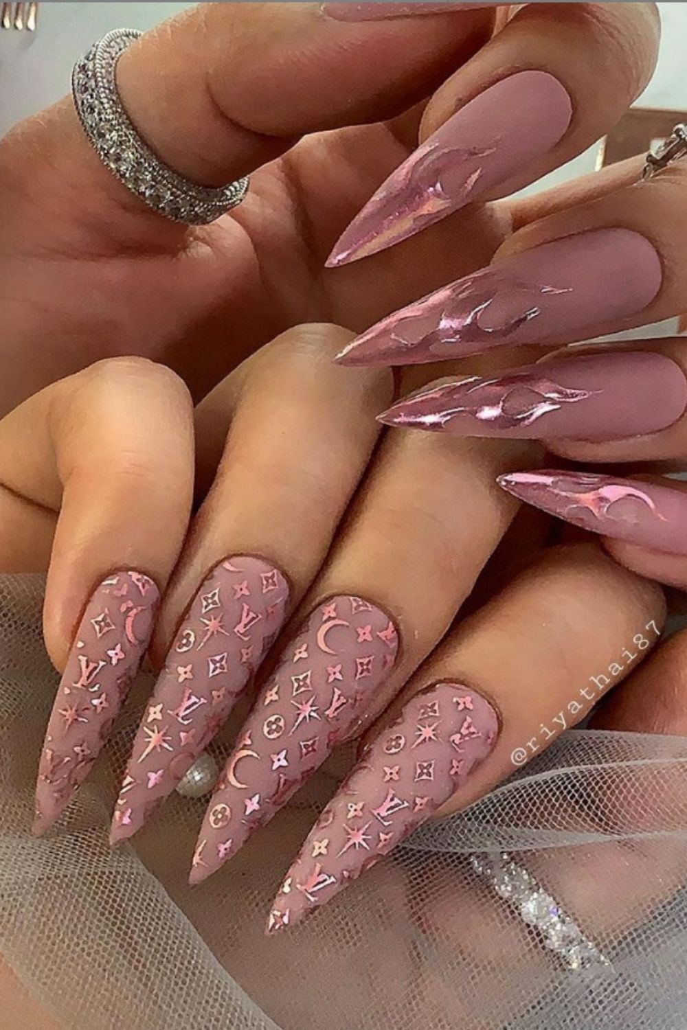 Pink Acrylic Nails: 40 Summer Nail Designs To Copy In 2021!