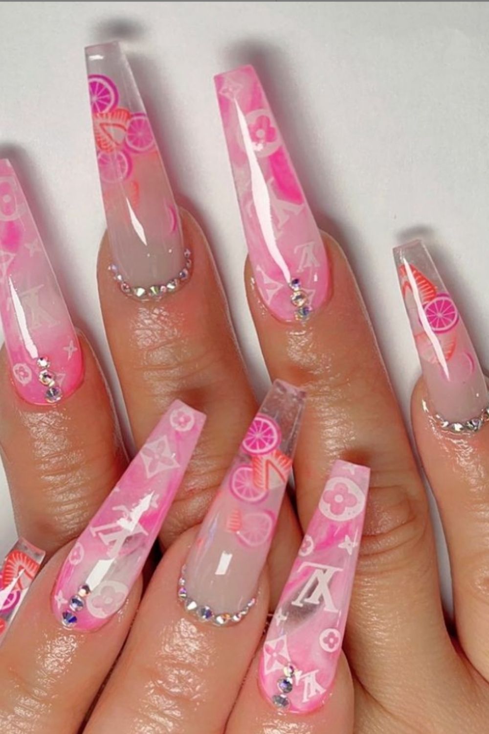 Pink Acrylic Nails: 40 Summer Nail Designs To Copy In 2021!