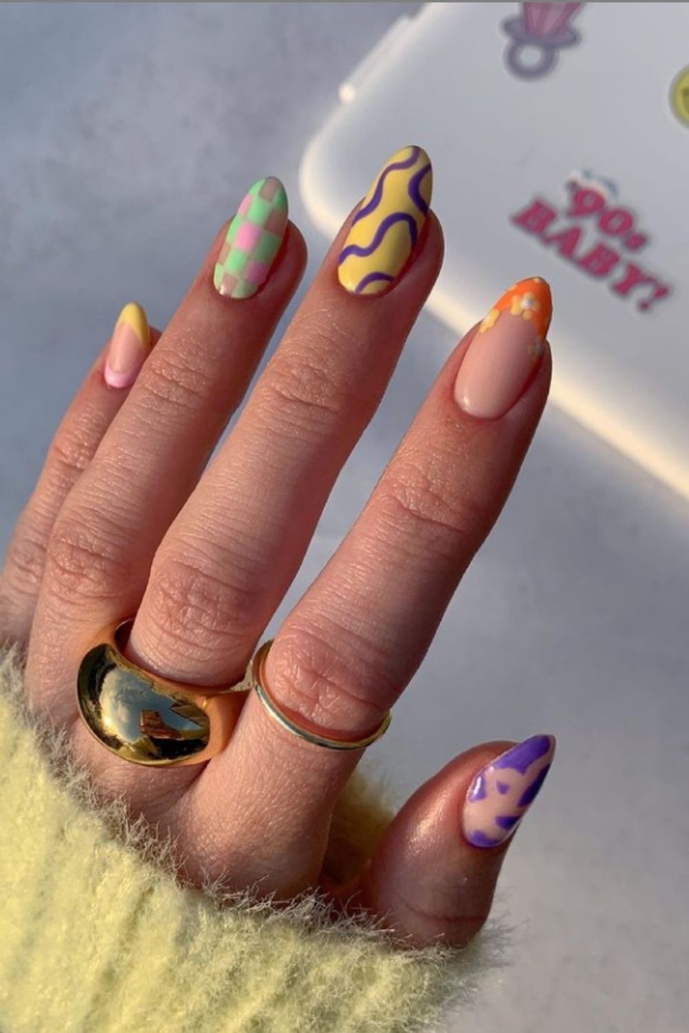 Almond Nails: 40 Cute Nail Art To Attractive You In summer 2021!