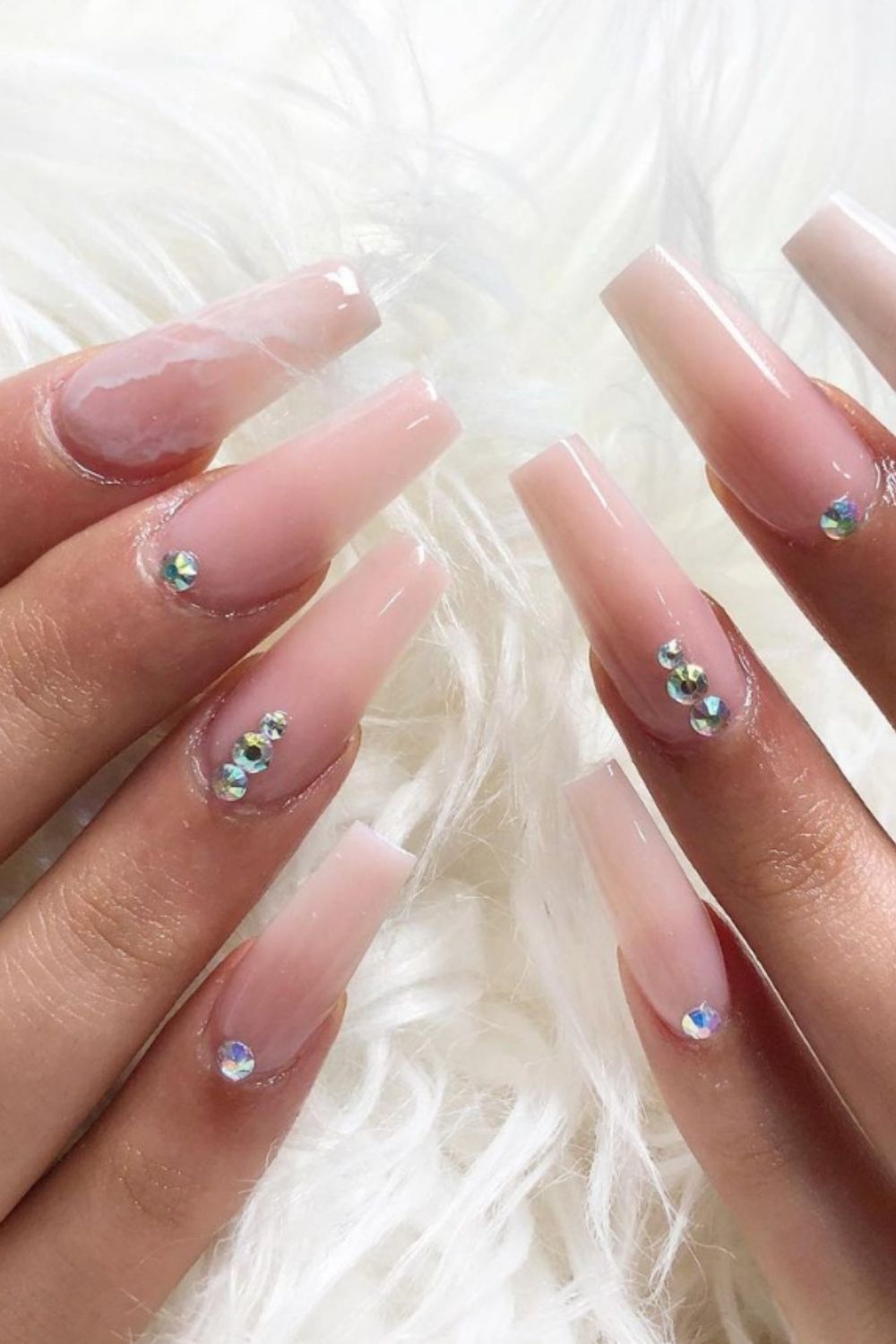 40+Cute Ombre coffin nails for young girls