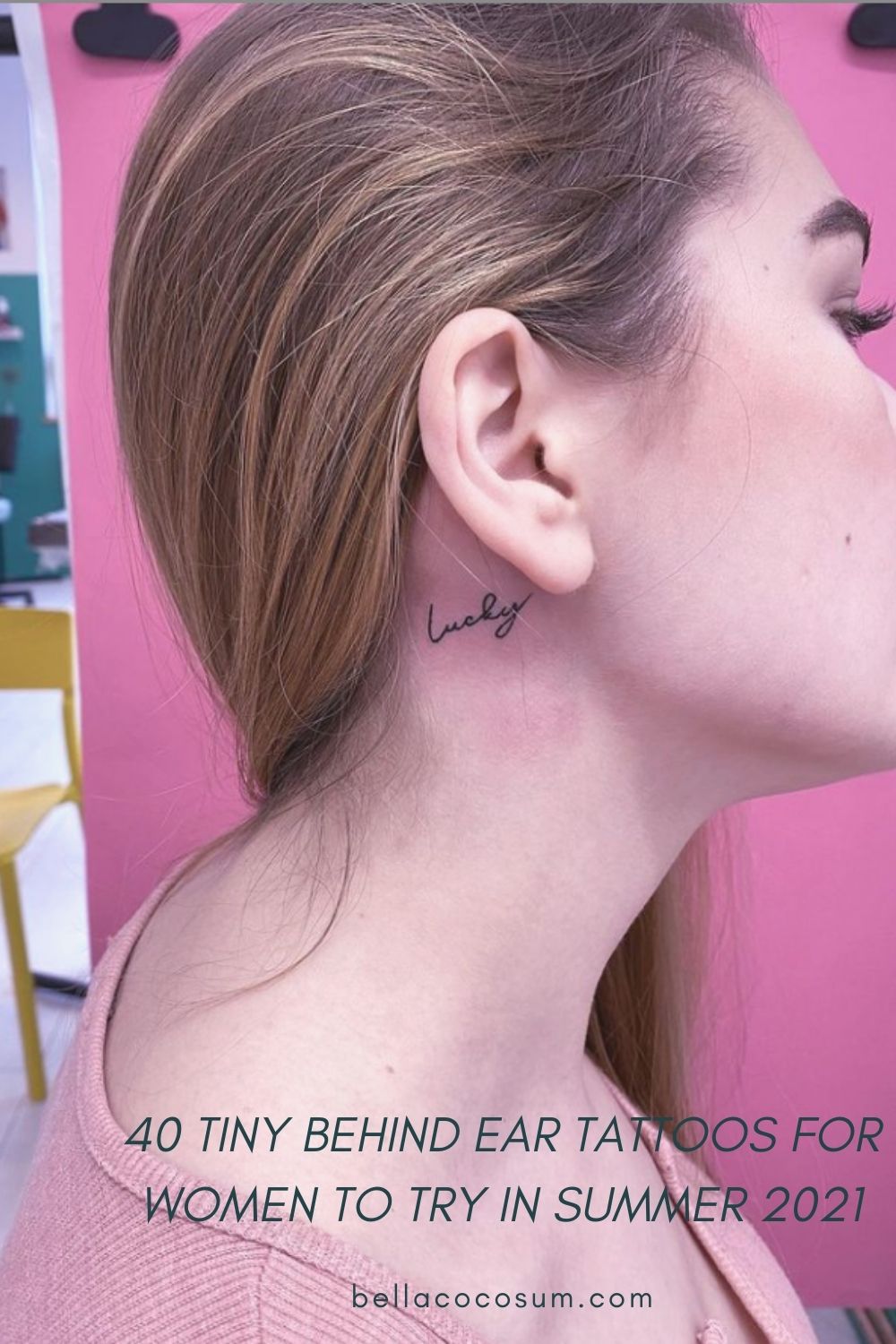 Behind Ear Tattoo: 40 Tiny Tattoo Designs For Girls To Try!