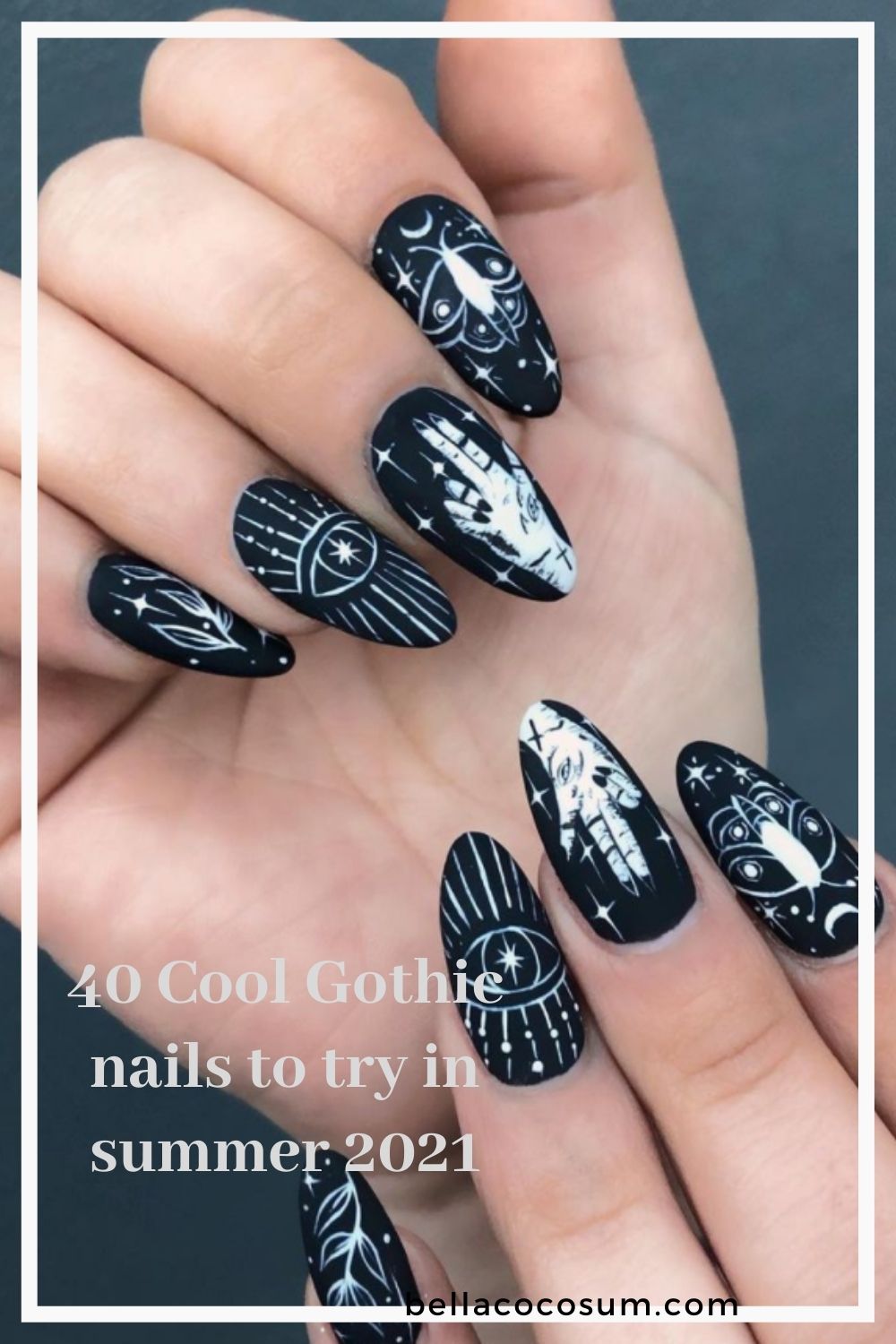 Gothic Nails: 40 Hottest Nails Collection Tо Mаkе Yоu Lооk Cool In 2021!