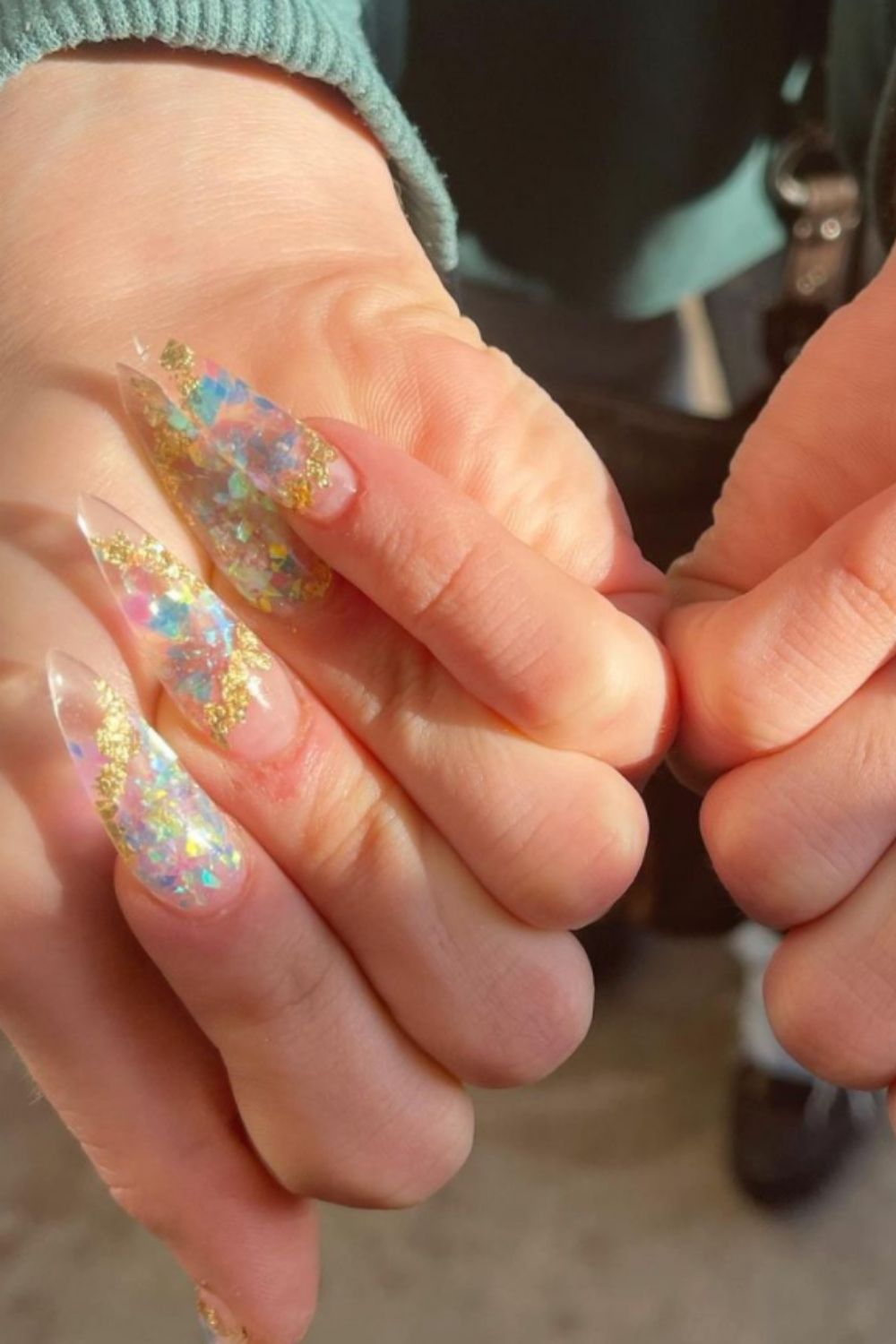 Glitter Acrylic Nails:40 Awesome Summer Nail Designs To Inspire You!