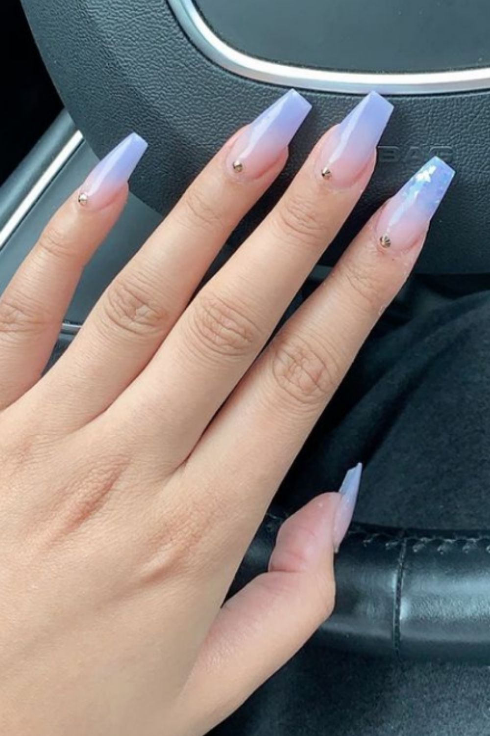 40+Cute Ombre coffin nails for young girls