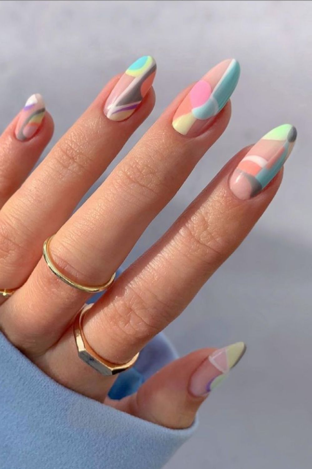 Almond Nails: 40 Cute Nail Art To Attractive You In summer 2021!