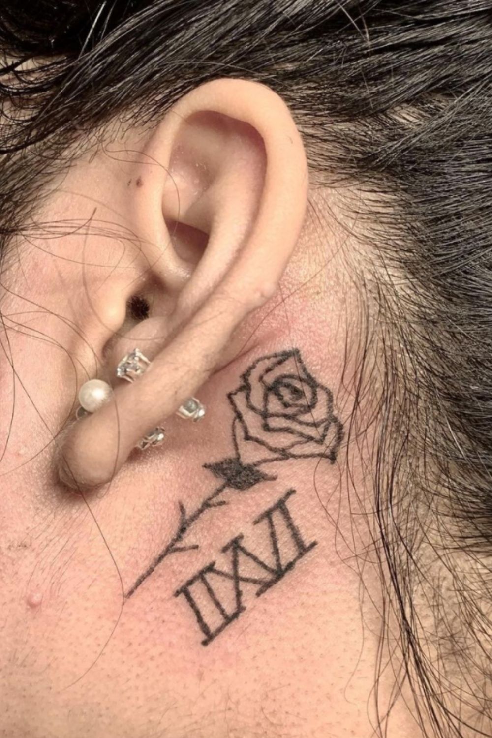 Behind Ear Tattoo: 40 Tiny Tattoo Designs For Girls To Try!