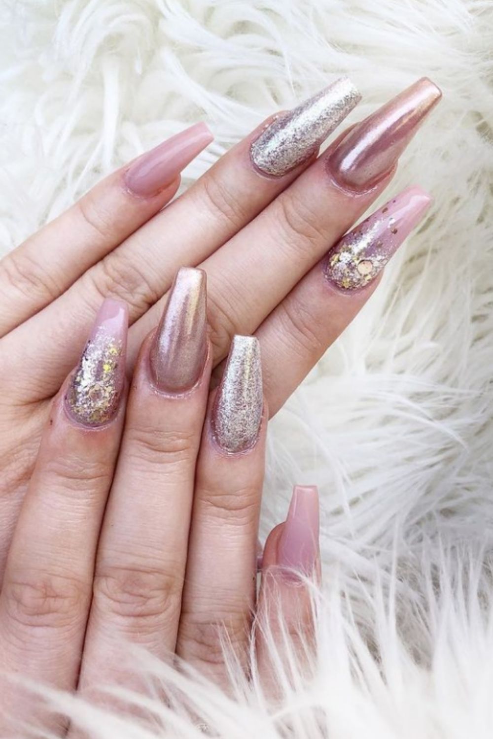 40+Cute Ombre coffin nails for young girls