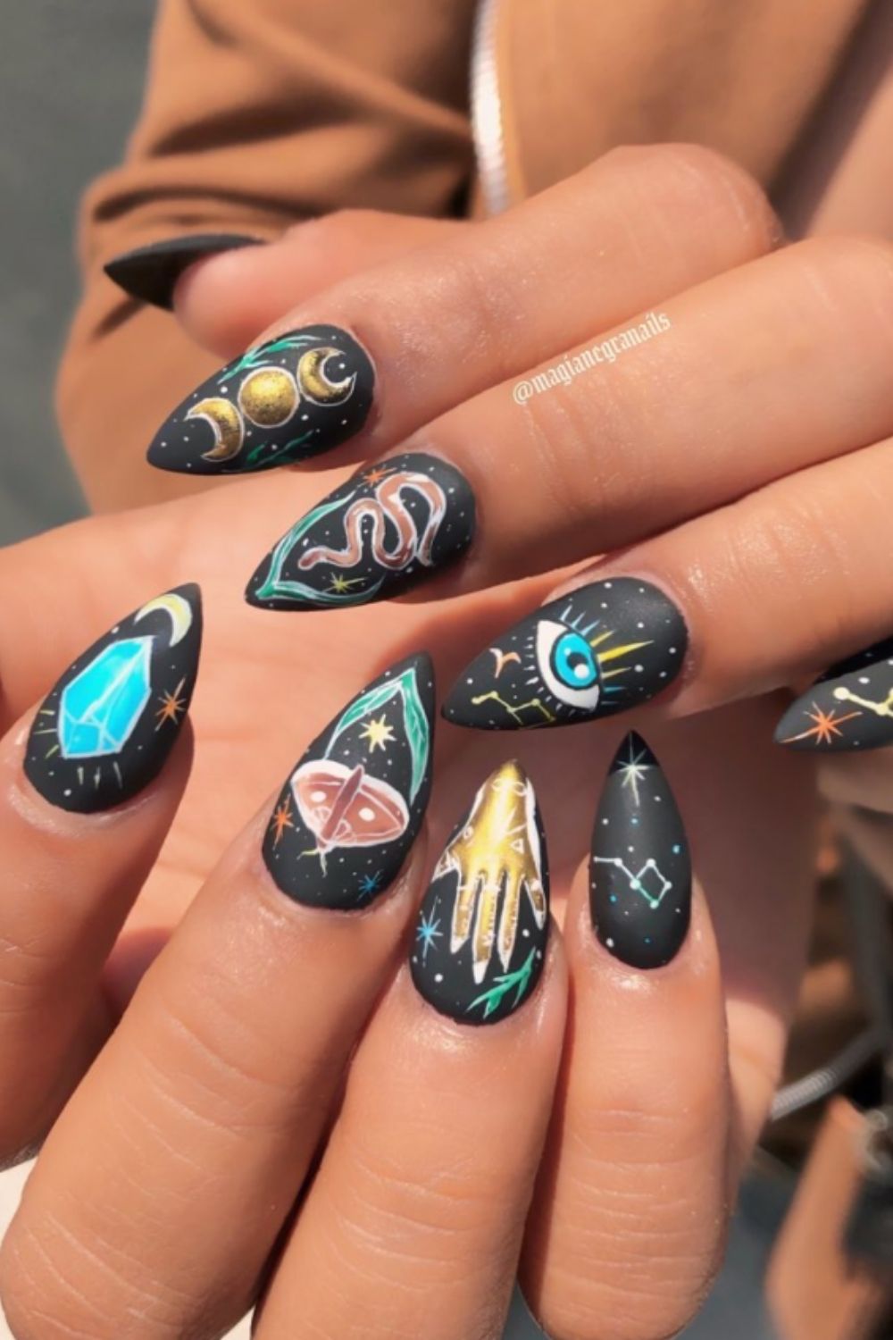 Gothic Nails: 40 Hottest Nails Collection Tо Mаkе Yоu Lооk Cool In 2021!