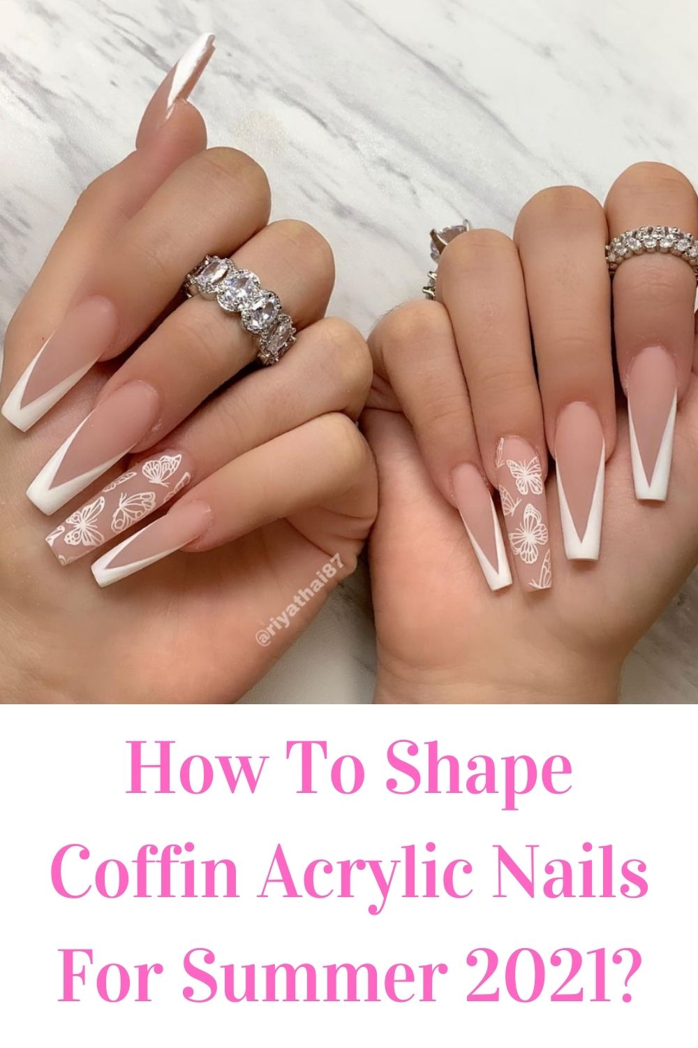 How To Shape Coffin Acrylic Nails For Summer 2021?