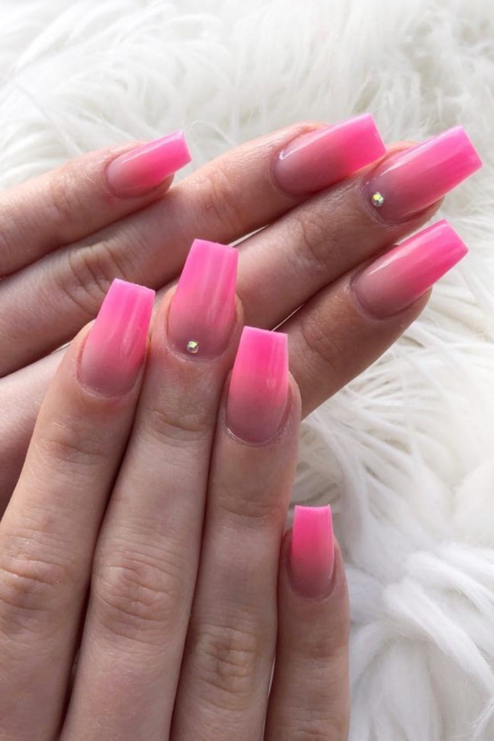 40+Cute Ombre coffin nails for young girls