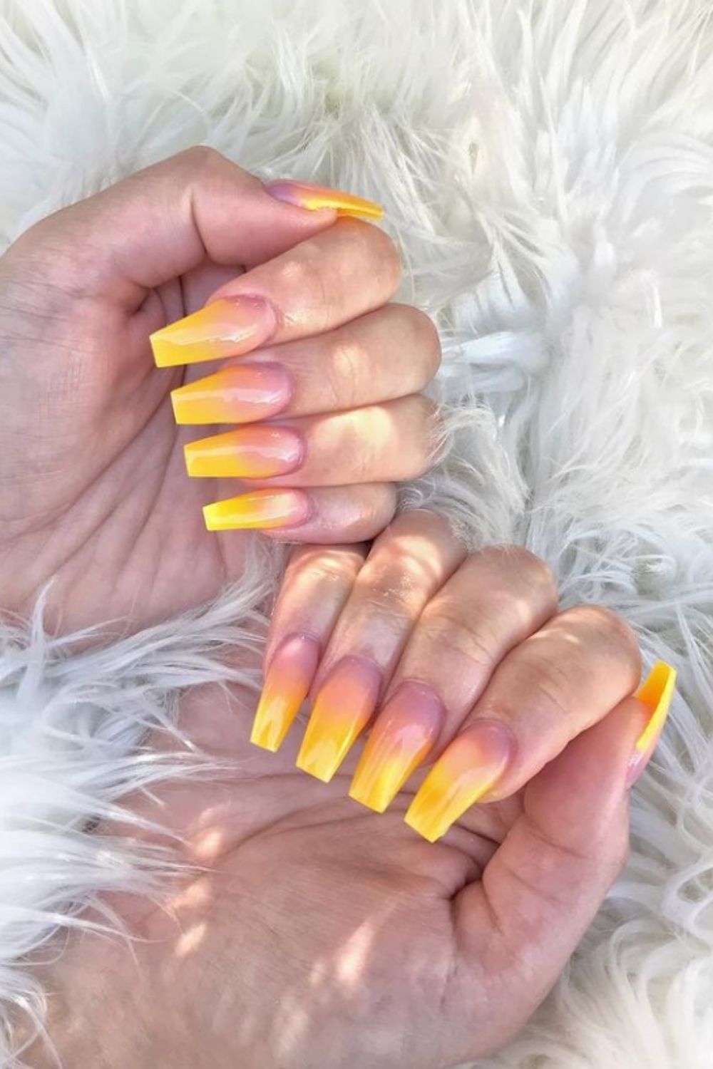 40+Cute Ombre coffin nails for young girls