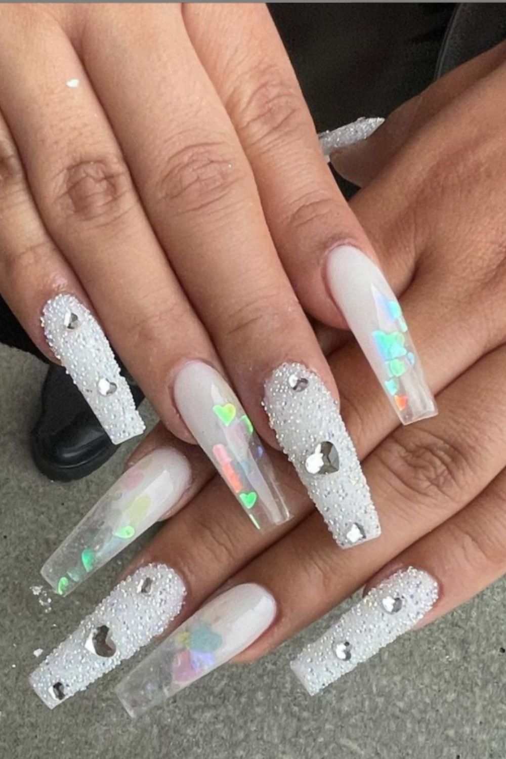 Glitter Acrylic Nails:40 Awesome Summer Nail Designs To Inspire You!