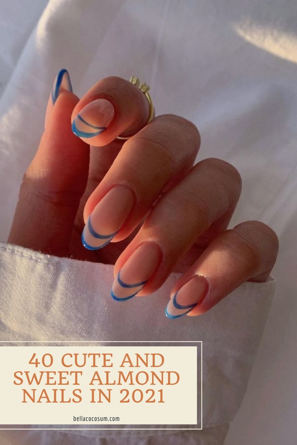 Almond Nails: 40 Cute Nail Art To Attractive You In summer 2021!